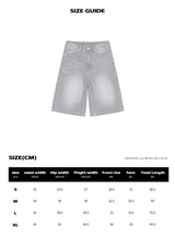 BTB : WAVE WASHING BERMUDA SHORTS [GRAY CORE] [UNISEX]