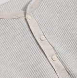 モダンワッフルヘンリーショートスリーブTシャツ