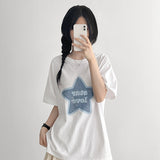スターラブ プリント ルーズ ショートスリーブTシャツ(4 colors)