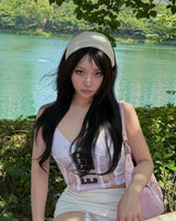 Artif Hair Band Ivory
