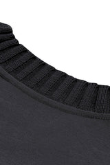 ヴィンテージ風織りネックセーターTシャツ