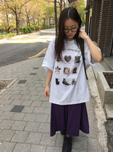 ティチルキャットオーバーフィット半袖Tシャツ