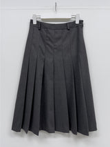 Giel Wool Pleated Skirt