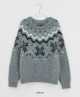 Belhi Hairy Nordic Over Round Knit