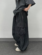 linen balloon cargo pants