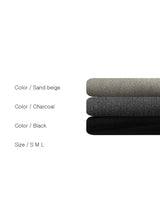 LMNリバーワンタックサイドバンディングセミワイドスラックス(3 colors)