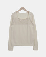 Ea Lace Long Sleeve T-Shirt