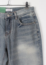 LOW SEMI BOOTS CUT DENIM