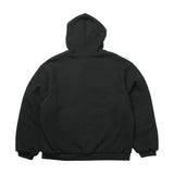 Reversible Hoodie Zip-Up Check Red