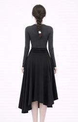 Unbalanced Flare skirt
