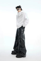 Rhinestone Zip-Up Hoodie