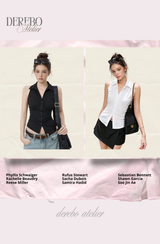Steady Collar Halter Sleeveless Top