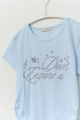 (W) Pixel Printed Top