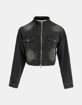Bren Wash Denim Zip Up