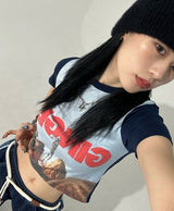 ジンジャークロップTシャツ