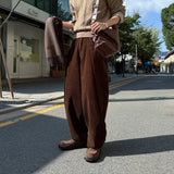 LMN Unbay Snap Corduroy Balloon Pants (3 colors)