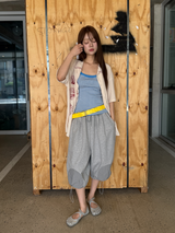ニーパッドスウェットバミューダパンツ