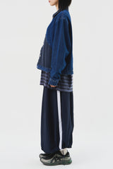 Moss Color Denim Jacket (2color)
