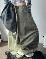 Rabbit Pigment Washed Balloon Long Pants 2 SIZE 3 COLORS 
