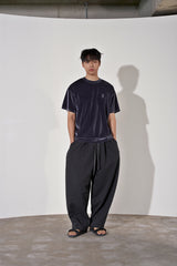 ドロップショルダーベルベット 1/2 T (Charcoal)