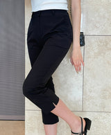 Rovill Summer Cool Slit Capri Crop Pants