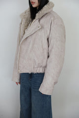 Lining padding) Shani padding blouson jacket