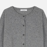 ウールカーディガングレー