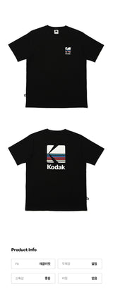 レインボー半袖Tシャツ【ブラック】