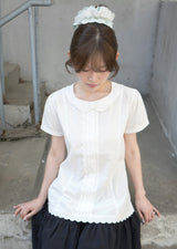 Lean Bow Blouse (white)