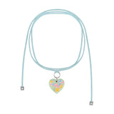 Heart Sprinkle Star Choker String Necklace 