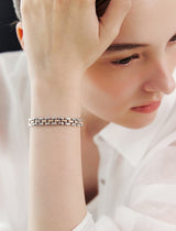 26SS★ [Premium Plating] H-Link AB(C) Combination Chain Bracelet M