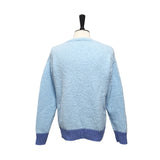 Light Blue Boucle Cardigan