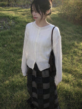 alpa cable cardigan
