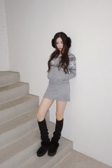 Rabbit fur earmuffs