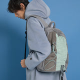 Half String Corduroy Backpack