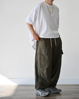 SIO WIDE CARGO PANTS KHK 