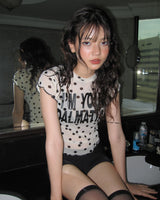 POLKADOT MESH TOP_WHITE