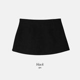 Winter Wool A-line Mini Skirt (5color)