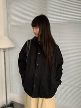 [unisex] カランヌカラーフードミリタリージャケット