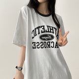 クリアリー カラーリング ボクシーフィット半袖Tシャツ