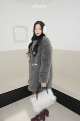 Toggle tteokbokki half-fur coat