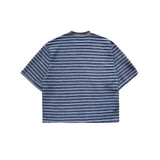 ASCLO クレヨンマルチボーダー半袖Tシャツ (3color)
