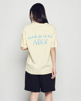 26SSカーシブ ロゴ ショートスリーブ Tシャツ