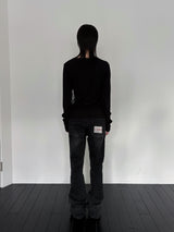 ホットフィックスロゴスリムT (Black)