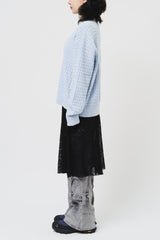 Croffle Cropped Knit (3color)