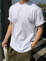 Ponte layered short sleeve t-shirt