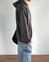 Shift patch embroidery hoodie