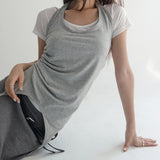 [Berio] Halter Neck Layered String Sleeveless Top - 4 Colors