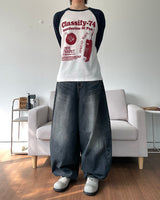 コレクションラグランニットTシャツ