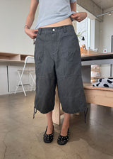 TUCK BERMUDA PANTS (2color)